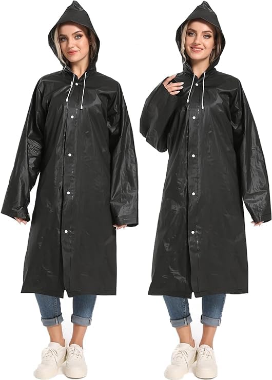 【美品】RAINMAKER- SHADOWSTRIPE HOODEDCOAT JMP Waterproof Rain Coat Hooded Universal Outdoor Water Resistant